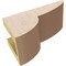 Ekena Millwork 4"W x 8"D x 4"H Wide Crestline Rough Cedar Woodgrain TimberThane Corbel, Primed Tan CORUR04X08X04CRERCPR - alternate 5